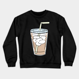 Iced Coffee Cup Crewneck Sweatshirt